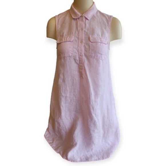 J. McLaughlin 100% Linen Dress – XS – Pale Pink – Sleeveless - Picture 4 of 10